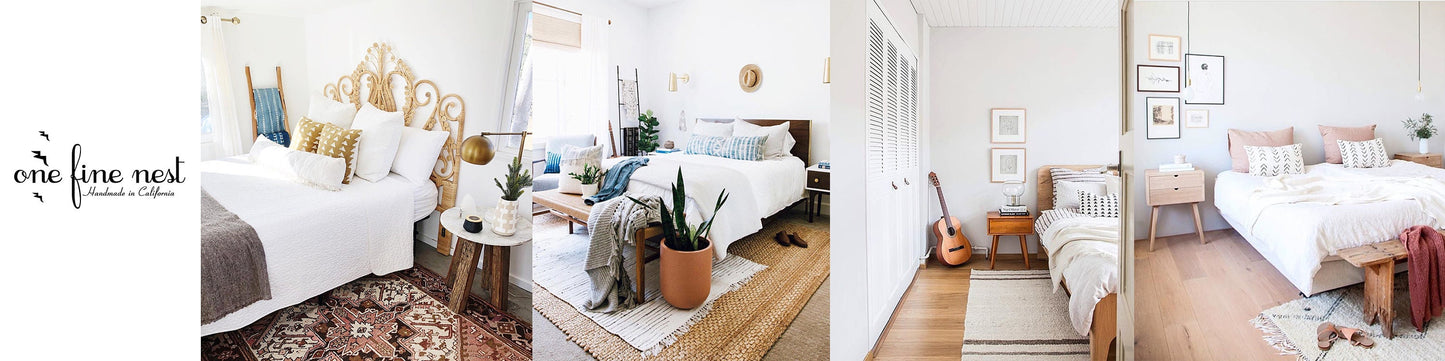 Indian Block Print Pillow Cover Brown/Wine Color