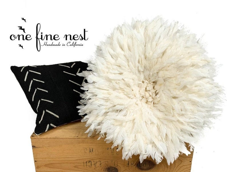 Mudcloth Pillow Cover, African Mud Cloth, Authentic Mud Cloth Pillow, Black and White, 'Ziggy'