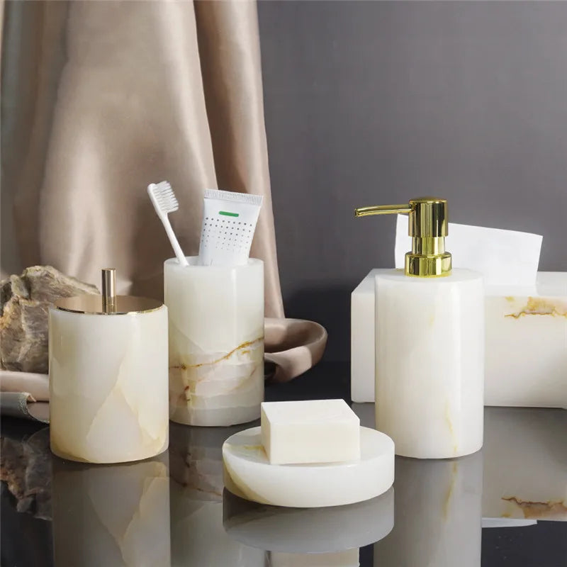 Premium Marble Bathroom Set