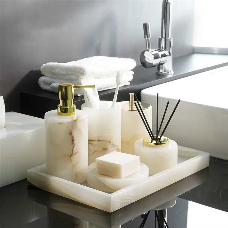 Premium Marble Bathroom Set