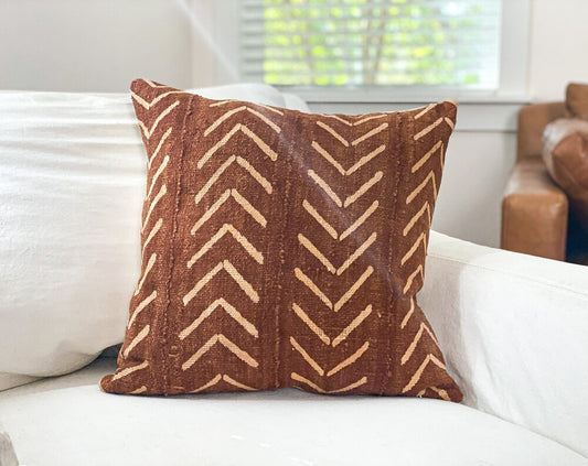 Custom Vintage African Mud Cloth Pillows