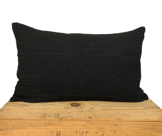 Black African Mud Cloth Pillow Cover African Print Mudcloth