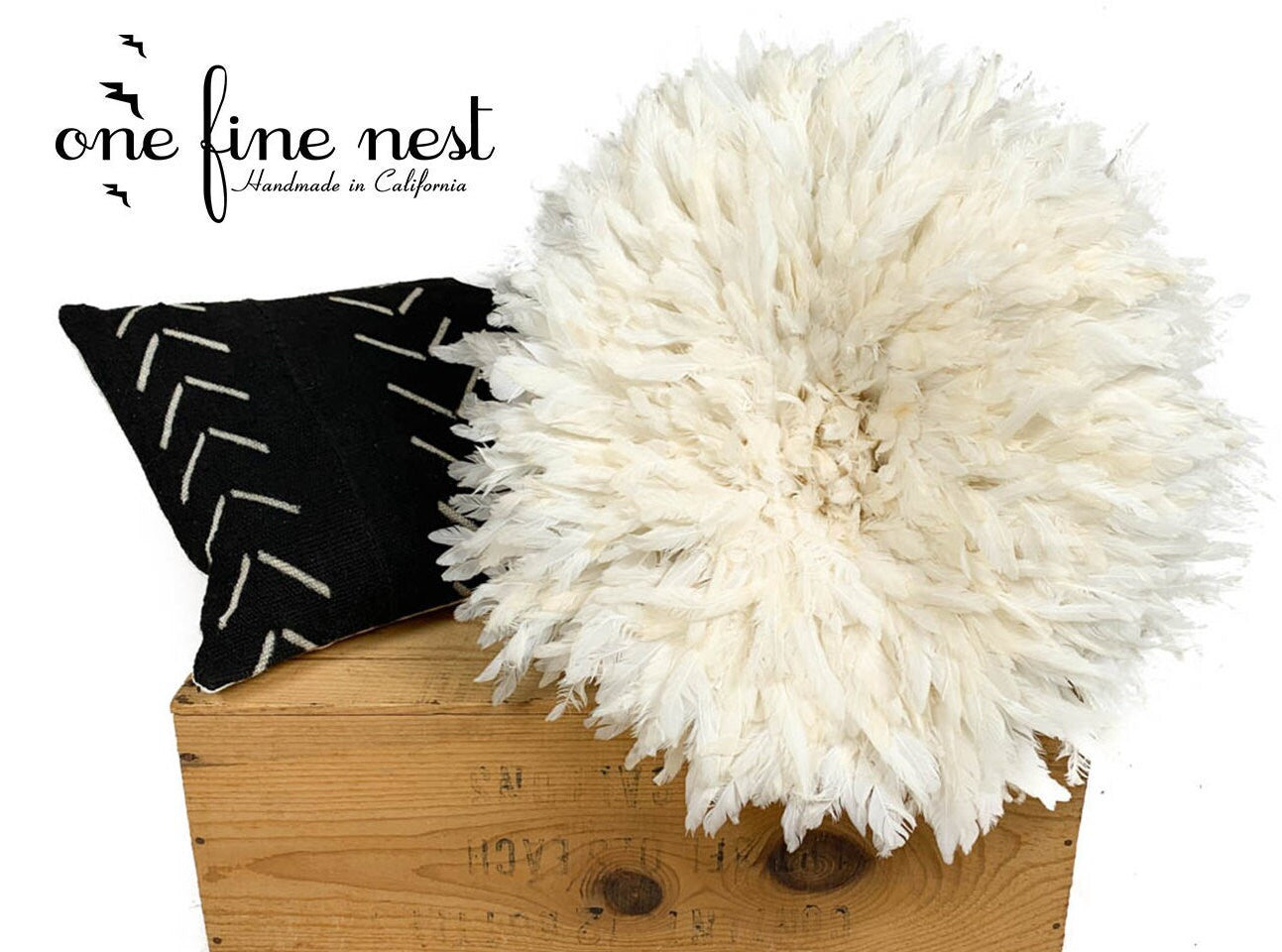 Maxwell 12x20 Inch Black and White African Mud Cloth Pillow Cover