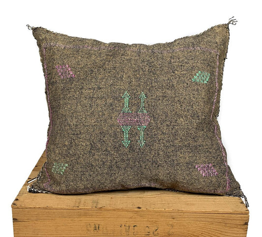 Moroccan Sabra Cactus Silk Pillow Cover